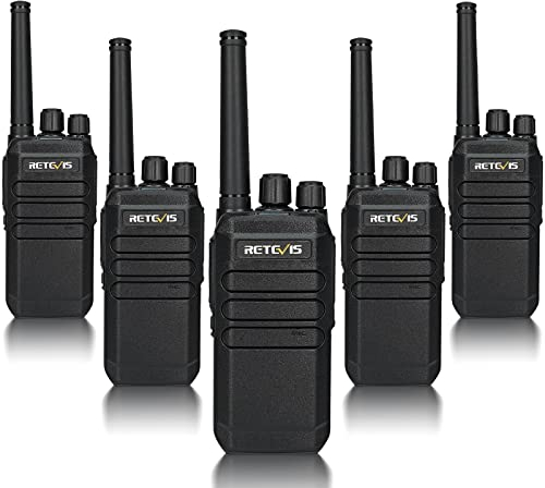 Retevis RT40 Walkie Talkie per Adulti, 48 Canali, DMR, PMR446 Licenza-libera, Radio Bidirezionale Digitale/Analogica, Radio Portatile Professionale da 2000 mAh con Ricarica di USB-A->USB-C per Scuola