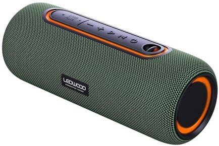 Ledwood Enceinte Nomade XTREM140 LD-XT140BT-GREEN, 100W / 10W RMS, Bluetooth 5.0, TWS - Etanche IPX5, Autonomie 6H