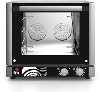 Four à Air Pulsé Professionnel en Inox 3100 W - 450 x 340 x 345 mm - FM