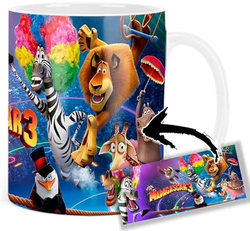 Madagascar 3 Europe's Most Wanted Tasse Keramikbecher Mug