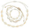 Carreneu Muschelkette,Muschel Armband,Muschel-FußKettchen,Einstellbar Muschelkette Damen,3-Teiliges Set Muschelkette,Sommer-Strand-Schmuck FüR Frauen MäDchen