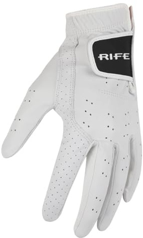 Rife RX Cabretta Golf Glove - Men's Durable Premium Leather Left Hand All Weather Grip Glove 2025