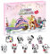 Adventskalender Schmuck Armband 2025 für Mädchen Kinder, 24 Tage Weihnachts Countdown Kalender, DIY Cartoon Anime Figuren Schmuckherstellungsset, kreatives Geschenk für Tochter, Nichte
