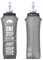 Bearactive Lightweight Running Water Bottle Soft Flask 500ml - TPU BPA Free Plastic, Leak Proof Foldable Water Bottle, Collapsible Water Bottle for Running Vests & Belts (Style 1-1pc 500ml, Black)