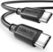 deleyCON 3,0m USB C Cable PD3.0 (100W Carga Rápida) Cable de Carga - C a C - para iPhone 16 15 Pro Max Samsung S25 S24 S23 S22 Pixel iPad Pro MacBook Air Tablets Switch PS5