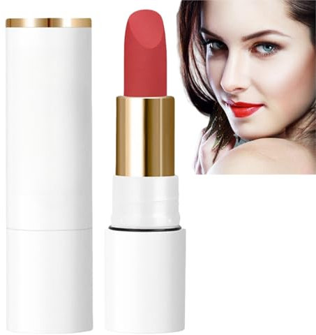 Waterproof Bi-Sou Balm Sheer Matte Lipstick, Moisturizing Tint, Long Lasting Dark Red