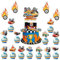 29 Stück Hot Whels Tortendeko Jungen, Hot Wh-els Kuchen Deko Kindergeburtstag,Rennwagen Kuchen Topper, Tortendeko Geburtstag hot Cars, Hot Wh-els Kuchen Deko Kindergeburtstag, Cake Topper