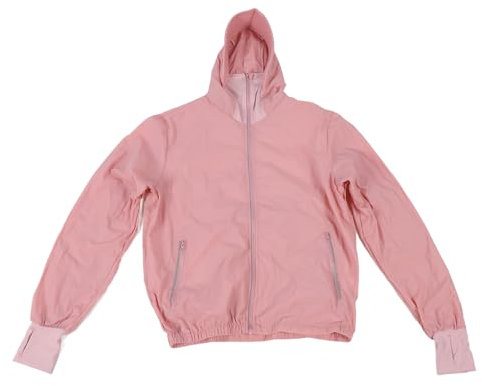 Dilwe Klimatisierte Lüfterjacke für Damen, Sonnenschutz-USB-betriebene Jacke für Outdoor-Aktivitäten, mit 18000-mAh-Akku (L