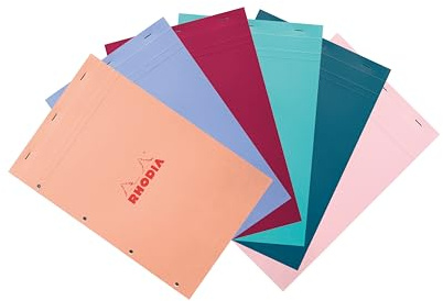 Rhodia 20195C Notizblock N.20 A4+ 80 Blatt französische Lineatur sortiert