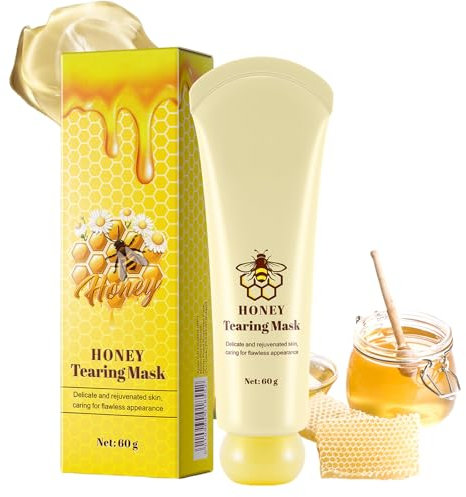 Honey Peel off Maske Gesicht, Porenreiniger Gesicht, Collagen Maske, Tearing Gesichtsmaske, Gesichtsreinigung Skincare, Blackhead Remover Masken, Poren Verkleinern Face Mask, Anti Wrinkle Masken
