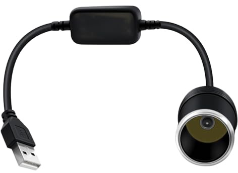 YINGAYOU Adaptador USB A Mechero Hembra 5V-12V Convertidor de USB A Mechero Coche para Encendedores Registrador de Conducción GPS (USB, 0.6 m)