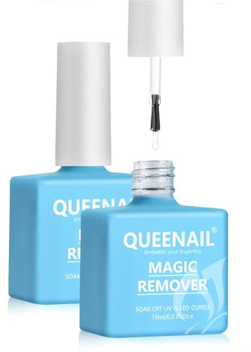 10ml Solvente per Unghie Gel,Remover per Smalto Semipermanente,Rimuove Facilmente in 5 Minuti