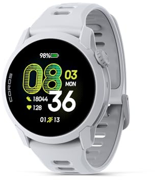 COROS PACE 4 Ultraleichte Sportuhr mit genauem GPS 1,2 Zoll AMOLED Touchscreen, 19 Tage täglicher Gebrauch, Herzfrequenzmesser, Navigation, Laufen, Radfahren