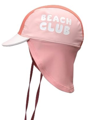 Monnëka Chapeau Plage Bébé UPF50+ Protège-Nuque de 6 à 24 Mois | Chapeau de plage avec protection UPF 50+ et protège-nuque pour bébés. Disponible en tailles ajustées de 6 à 24 mois.