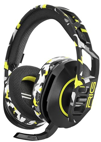 RIG 600 Pro HS Dual Wireless Multiplatform Gaming Headset con 2,4 GHz/Bluetooth para PlayStation PS4, PS5, Nintendo Switch, Switch 2, PC, USB, Steam Deck, Android, iPhone - Acid Camo