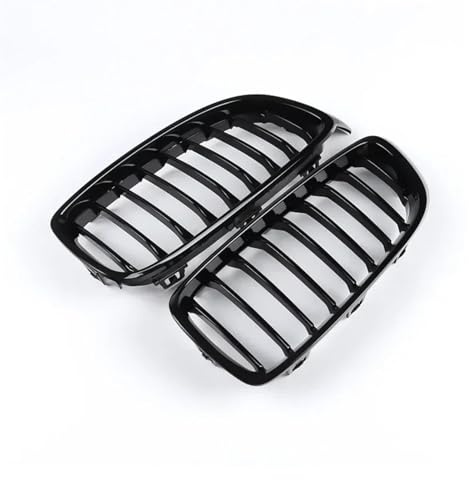 Nieren Schwarz Kühlergrill Streifen Für 4 Series Front Niere Grills Doppel Lamellen(Style B)