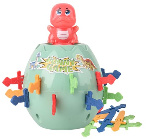 Jumping Pirates Bucket - Dinosaur Shape Pirate Barrel Money Bank Function Board Game | Surprise Pirates Bucket Interactive Game For Birthday Easter Christmas, Fun Family Games For Kids Teens Adults Pa