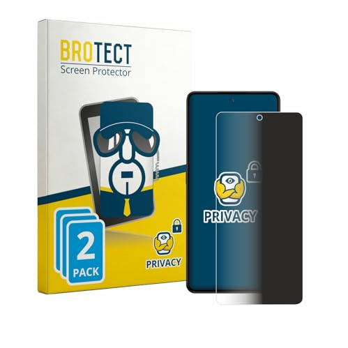 BROTECT 2 Stück Anti-Spy Blickschutzfolie für Gigaset GS6 Pro (case-friendly) Screen Protector [Displayschutz-Folie, Sichtschutz, Blaulichtfilter]