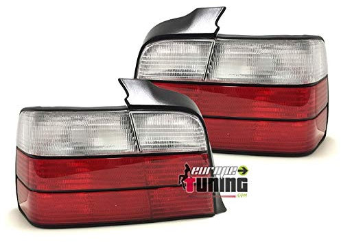 europetuning 11432-2 Flammen, Rot/Weiß, Look M3 Serie 3 E36 Limousine von 1990 bis 1999