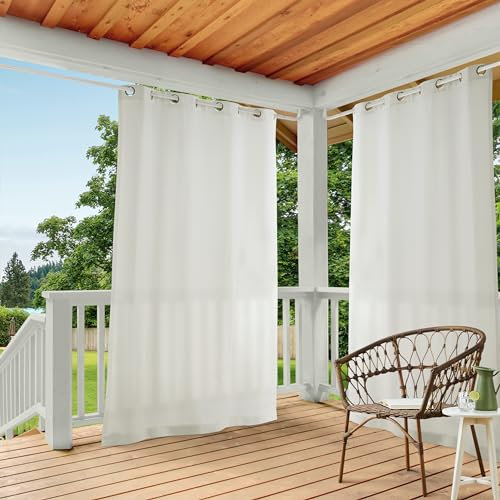 Exclusive Home Vorhänge, Polyester, 1 Paar, Polyester, vanille, 54x96