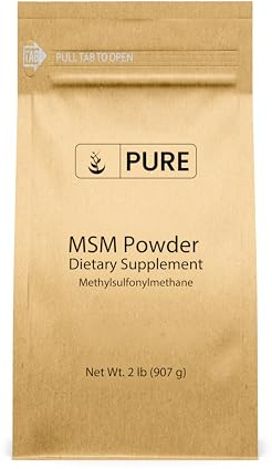 Methylsulfonylmethane MSM Powder (2 lbs), Always Pure, Natural Sulfur Dietary Supplement