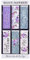 Christian Art Gifts Set of 6 Be Still and Know - Psalm 46:10 Purple Roses Inspirational Magnetic Bible Verse Bookmark with Scripture, Size Small 2.3 x .75