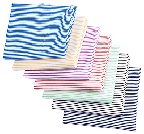 Elinala Baumwollstoff, Stoff Meterware, 7 PCS (50 x 50 cm) Quadratischer handgefertigter DIY-Patchwork-Baumwollstoff zum Nähen, Qui-Nähen, Basteln, Basteln