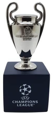 UEFA Réplique sur Pied du trophée de la Ligue des Champions 45 mm UEFA-CL-45-HP-A Unisex-Adult, argenté