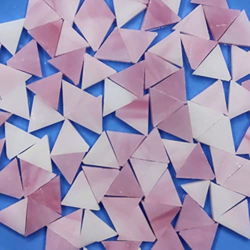 Mosaiksteine 100 Teile/los Kristallglas Mosaikfliese handgemachtes kreatives Material for Kinder DIY. Craft Superpies Mischfarbe Mini-Mosaikfliese Mosaiksteine zum basteln (Color : Deep Blue)