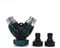 LINZI Garden Hose Splitter, 2 Way Hose Tap Connector, Rubberized Grip Outdoor Y Valve Water Tap Divider Distributor with 2 Hose Tap Connectors for Cleaning and Irrigation