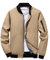 zuoxiangru Veste bomber légère coupe-vent décontractée pour homme Printemps Automne Mince Vêtement de sport (#70 Kaki,S)