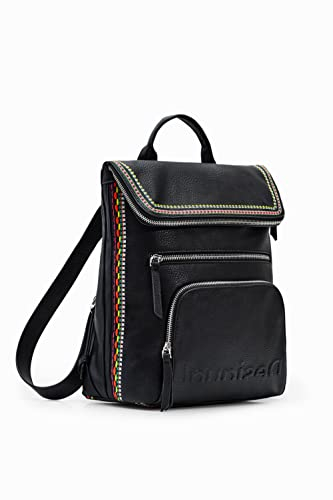 Desigual Damen Back_raven_nerano BACK RAVEN NERANO U 2000 BLACK, Schwarz, Einheitsgröße EU