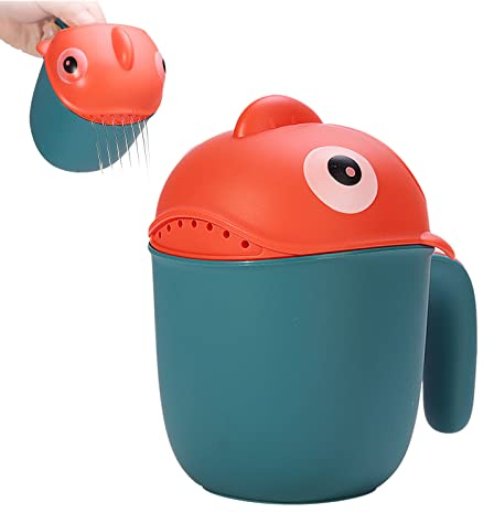 LdawyDE Tasse de Douche Gobelet pour laver les cheveux pour enfants et bébés - Facile et amusant de laver les cheveux pour protéger loeil Infantile
