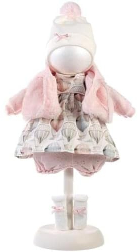 Llorens 1038566 Puppenkleidung für 35-38cm Puppen, Kleiderset Ballon, Puppenzubehör