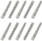 AERZETIX - C67082 - Lot de 10 Chevilles universelles Ø10x80 mm à collerette biseautée/fraisée - en Polyamide - maçonnerie Fixation béton Brique parpaing bâtiment vis Construction