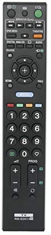 ALLIMITY RM-ED013 Telecomando Sostituisci adatto per Sony Bravia TV KDL-40U4000 KDL-40V4230 KDL-52V4000 KDL-40S4000 KDL-40V4210 KDL-46V4000 KDL-52V4210 KDL-40L4000 KDL-40V4220 KDL-46V4210 KDL-32V4200