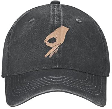 Baseballmütze Hiphop Sonnenhut Mode Unisex Baumwolle Kreis Spiel Hand Baseballmütze Erwachsene Lustig Gotcha Sie sehen Verstellbar Dad Hut für Männer Frauen Hip Hop Snapback Geburtstagsgeschenke