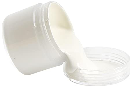 Leisurealeaneag Vernice liquida per pelle, 30 ml, per scarpe, stivali, riparazione sedili, divano, sedile, bianco crema
