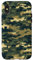 Hülle für iPhone X/XS Camouflage-Muster, Grün / Braun