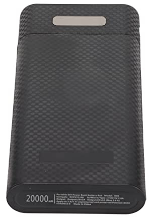 Power Bank Case, 8x18650 DIY Power Bank Tragbares Plug-and-Play für die Meisten Mobiltelefone