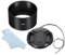 PATIKIL 58mm Lens Hood, Long Focus Frosted Surface Anti-reflective Inside Hood with 62mm Lens Cap and Cleaning Cloth for Camera Lens, Black for Nikon, for Fujifilm, for Pentax, for Leica