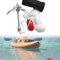 TOOSOAR Anker Boot,1.5KG Bootsanker mit 20m Ankerseil, Karabiner, Boje und Transporttasche,für Boot Schlauchboot Kajak SUP