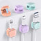 AhaStyle Magnetic Cable Organizer [1s Lock] 6 Pack Cord Holders Clips Strong Adhesive Keeper [Smooth Adjustable] Hide Wire Organizer for Nightstand Kitchen Car Office (Black)