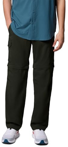 Columbia Silver Ridge Utility Convertible Pant, Fondo in tessuto, Design convertibile, Protezione UV, Traspiranti, Materiali ecocompatibili, Vestibilità aderente, Cintura staccabile - da uomo