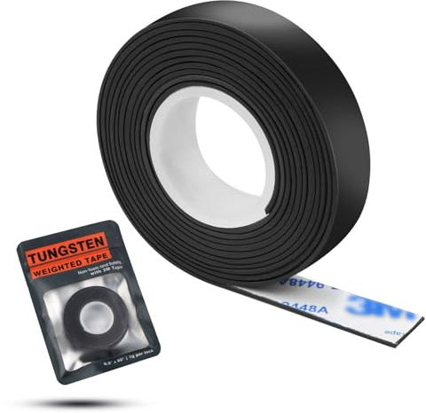 1 Gram/Inch Pickleball Weighted Tungsten Tape | 0.5 X 60 | -Used To Enhance Pickleball Paddles Performance, Customizable Non-Toxic Tungsten Strap, Suitable For A Many Kinds Of Racquets