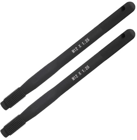 LALAGO Set di 2 pezzi per l'assistenza al montaggio delle ruote in acciaio inox, M12x1.25, bulloni di fissaggio per il montaggio delle ruote dell'auto, attrezzo per il montaggio delle ruote