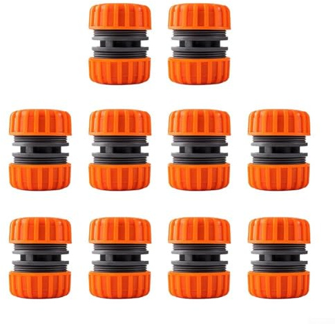 Lot de 10 raccords d'extension pour tuyaux d'eau de 25 mm conçus pour la prévention des fuites et une installation facile
