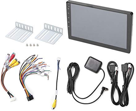 XTevu Car Bluetooth FM Radio, 9in Universal Dash Camera with GPS Navigation, Vehicle Reversing Video Recorder, Automotive GPS Recorder, HD Car Camera with Video and Audio Playback