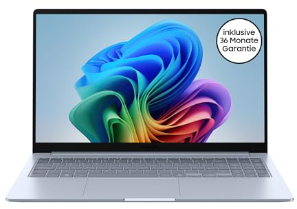 Samsung Galaxy Book4 Edge AI Laptop, Notebook, 15,6-LCD, Full HD, Snapdragon X Prozessor (X26), 16GB RAM, 512GB Speicher, Copilot+ PC, Sapphire Blue, 3 Jahre Herstellergarantie [Exklusiv auf Amazon]