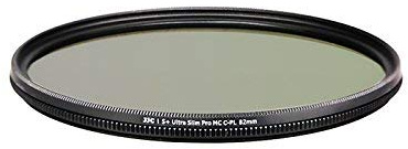 JJC 82 mm f-wcpl82 S + Ultra Slim MC CPL Filter – Schwarz